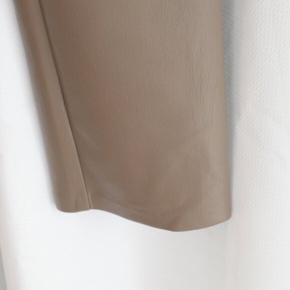 Wilfred Melina Vegan Leather Taupe Pants Sz 0 - Picture 6 of 8